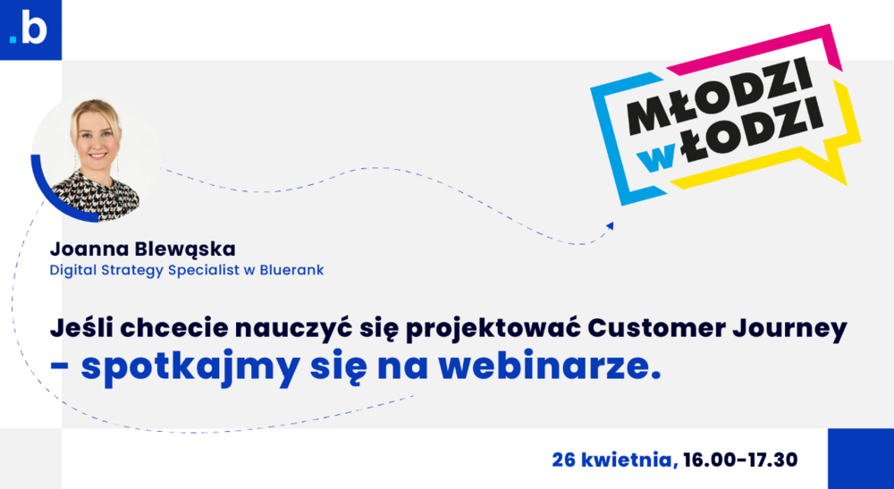 zaproszenie na webinar firmy Bluerank