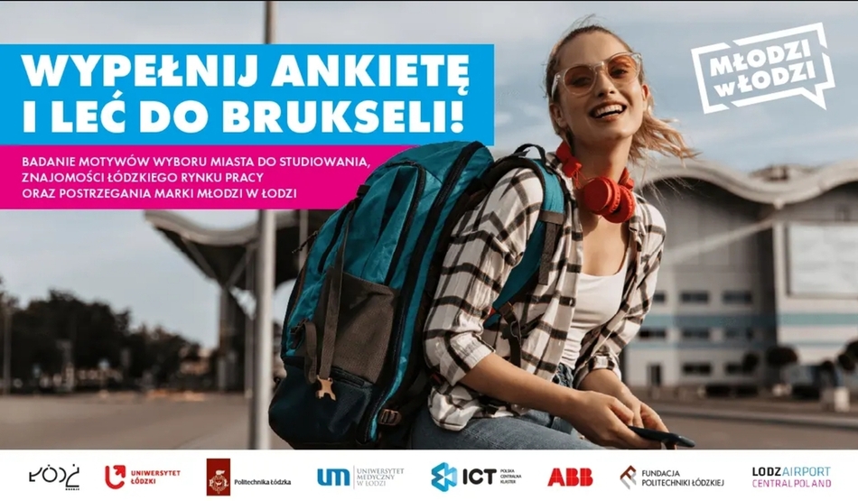 plakat informacyjny o badaniu studentów