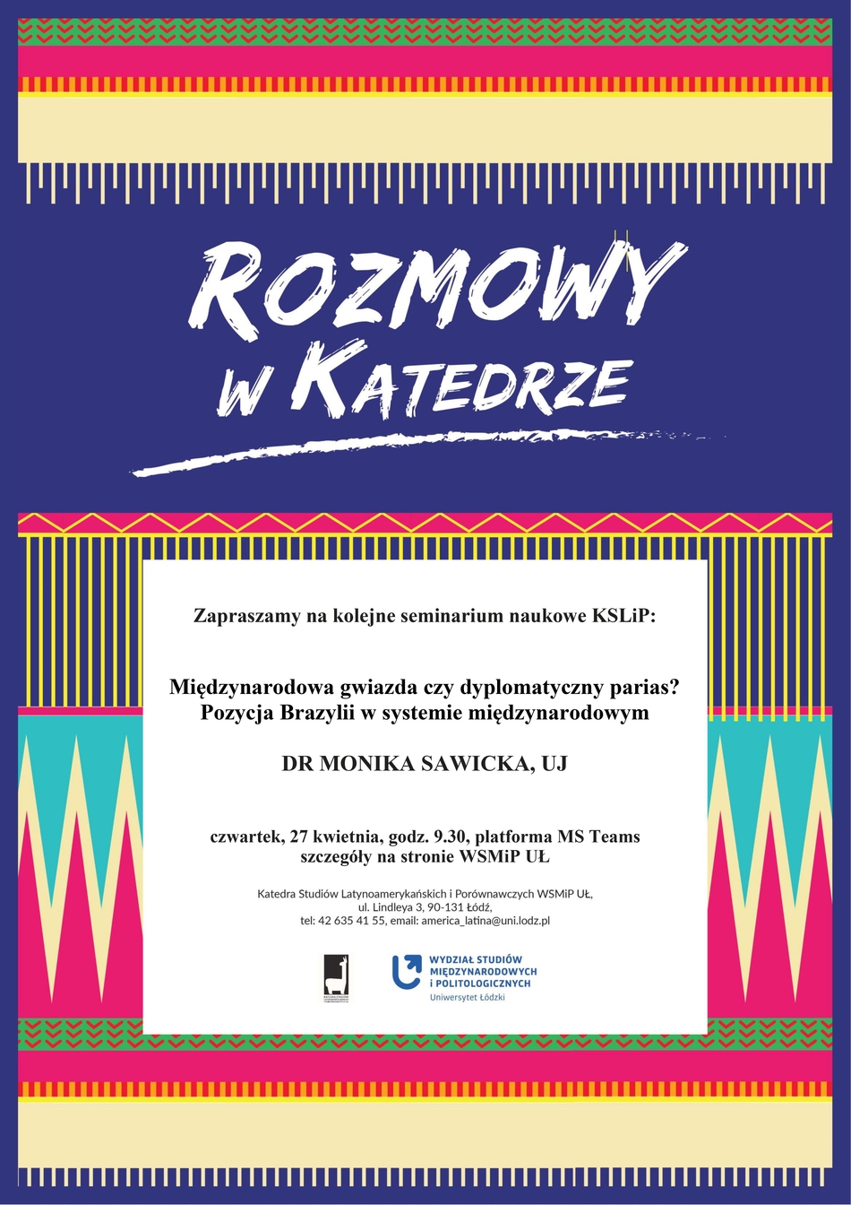 plakat ozdobny wydarzenia rozmowy w katedrze